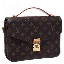 Pre Owned حقيبة يد بوشيه لوي فيتون نقش حرفي كانفاس 