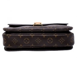 Pre Owned حقيبة يد بوشيه لوي فيتون نقش حرفي كانفاس 