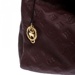 Pre Owned Louis Vuitton Aurore Monogram Empreinte Leather Artsy MM Bag