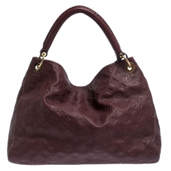 Pre Owned Louis Vuitton Aurore Monogram Empreinte Leather Artsy MM Bag