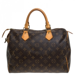 Louis Vuitton Monogram Canvas Speedy 30 Bag