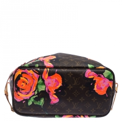 Louis Vuitton Monogram Canvas Limited Edition Stephen Sprouse Roses Neverfull MM Bag