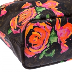 Louis Vuitton Monogram Canvas Limited Edition Stephen Sprouse Roses Neverfull MM Bag
