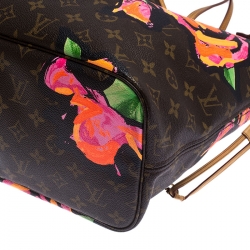 Louis Vuitton Monogram Canvas Limited Edition Stephen Sprouse Roses Neverfull MM Bag