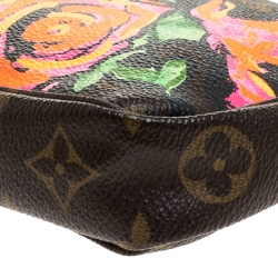 Pre Owned Louis Vuitton Monogram Stephen Sprouse Roses Pochette Accessories 