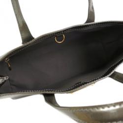 Pre Owned Louis Vuitton Gris Art Deco Monogram Vernis Wilshire PM Bag