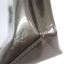 Pre Owned Louis Vuitton Gris Art Deco Monogram Vernis Wilshire PM Bag