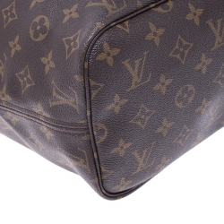 Pre Owned Louis Vuitton Monogram Canvas Neverfull MM Bag