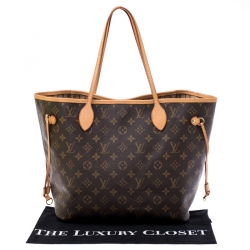 Louis Vuitton Monogram Canvas Neverfull MM Bag