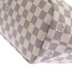 Pre Owned Louis Vuitton Damier Azur Canvas Neverfull PM Bag