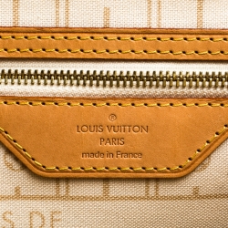 Pre Owned Louis Vuitton Damier Azur Canvas Neverfull PM Bag