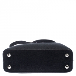 مملوكة مسبقًا حقيبة لوي فيتون كيبوسينيس جلد وجلد ثعبان سوداء BB