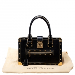 Pre Owned Louis Vuitton Black Suhali Leather Le Fabuleux Bag