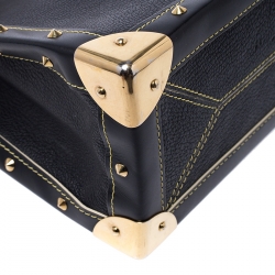 Pre Owned Louis Vuitton Black Suhali Leather Le Fabuleux Bag