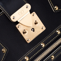 Pre Owned Louis Vuitton Black Suhali Leather Le Fabuleux Bag