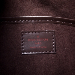 Pre Owned Louis Vuitton Damier Ebene Canvas Saint Louis Clutch