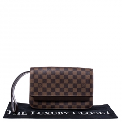 Pre Owned Louis Vuitton Damier Ebene Canvas Saint Louis Clutch
