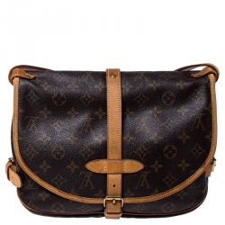 Louis Vuitton Monogram Canvas Saumur 30 Bag