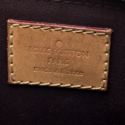 Pre Owned Louis Vuitton Amarante Monogram Vernis Alma BB Bag