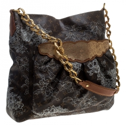 Pre Owned Louis Vuitton Monogram Canvas Limited Edition Dentelle Fersen GM Bag