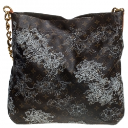 Pre Owned Louis Vuitton Monogram Canvas Limited Edition Dentelle Fersen GM Bag