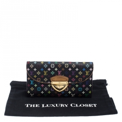 Louis Vuitton White Monogram Multicolor Canvas Eugenie Wallet