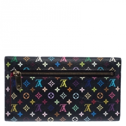 Louis Vuitton White Monogram Multicolor Canvas Eugenie Wallet