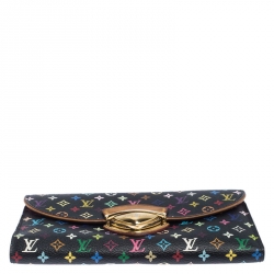Louis Vuitton White Monogram Multicolor Canvas Eugenie Wallet