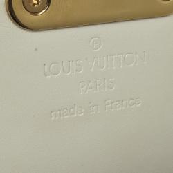 Pre Owned Louis Vuitton White Suhali Leather L'Aimable Bag