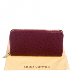 Louis Vuitton Jaipur Ostrich Leather Neo Zippy Wallet
