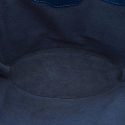 مملوكة مسبقًا حقيبة لوي فيتون سان جاك جلد أزرق توليدو إيبي بحمالة طويلة PM 