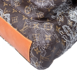 Pre Owned Louis Vuitton Monogram Canvas Limited Edition Dentelle Fersen GM Bag