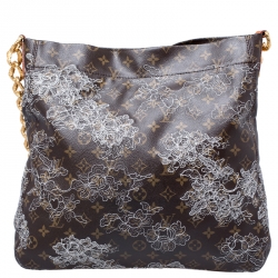Pre Owned Louis Vuitton Monogram Canvas Limited Edition Dentelle Fersen GM Bag