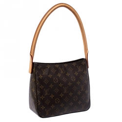 مملوكة مسبقًا حقيبة لوي فيتون حلقات كانفاس مونوغرامية MM 