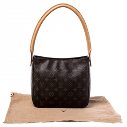 مملوكة مسبقًا حقيبة لوي فيتون حلقات كانفاس مونوغرامية MM 