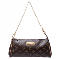 Louis Vuitton ! Eva Monogram Canvas Shoulder Bag in Brown