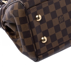 Pre Owned Louis Vuitton Damier Ebene Canvas Trevi PM Bag