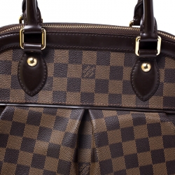 Pre Owned Louis Vuitton Damier Ebene Canvas Trevi PM Bag