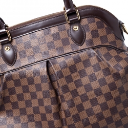 Pre Owned Louis Vuitton Damier Ebene Canvas Trevi GM Bag