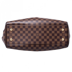 Pre Owned Louis Vuitton Damier Ebene Canvas Trevi GM Bag