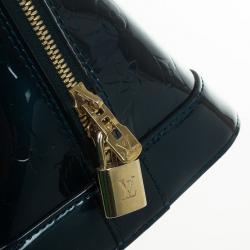 Pre Owned  Louis Vuitton Monogram Vernis Bleu Nuit Alma GM