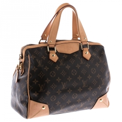 Pre Owned Louis Vuitton Brown Monogram Canvas Retiro PM Bag