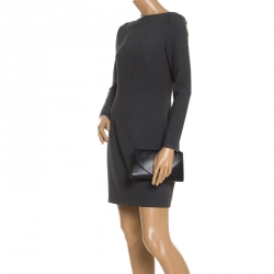 Pre Owned Louis Vuitton Black Epi Leather Pochette