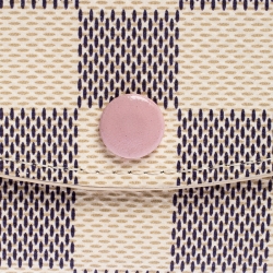 Pre Owned Louis Vuitton Damier Azur Canvas Rosalie Coin Purse 