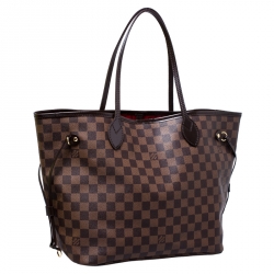 Louis Vuitton Damier Ebene Canvas Neverfull MM Bag