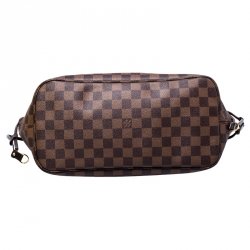 Louis Vuitton Damier Ebene Canvas Neverfull MM Bag