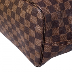 Louis Vuitton Damier Ebene Canvas Neverfull MM Bag