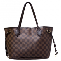 Louis Vuitton Damier Ebene Canvas Neverfull PM Bag