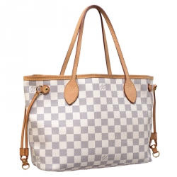 Louis Vuitton Damier Azur Canvas Neverfull PM Bag