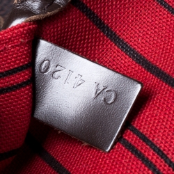 Louis Vuitton Damier Ebene Canvas Neverfull MM Bag